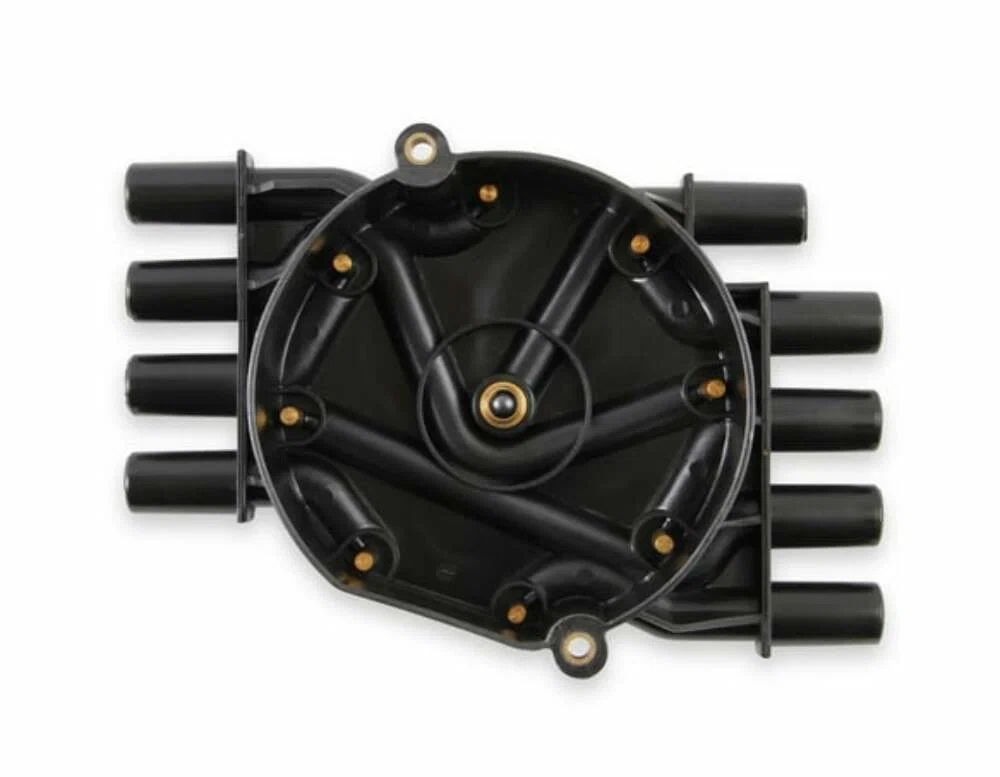 Distributor Cap-Chevy _ GMC Vortec-V8-Female-Socket Style-Crab-Black-120141